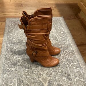 Steve Madden LATCHH Tan Heeled Boots
